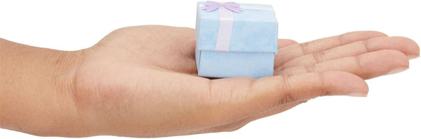Juvale Ring Boxes Bulk Set - 24-Pack Multi-Color Square Cardboard, 1.6 x 1.2 x 1.6 In - Mini Gift Box with Lid & Bow for Rings & Jewelry 24 Count