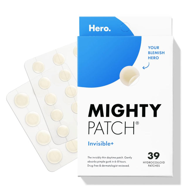 Mighty Patch™ Invisible+ Patch - Daytime Hydrocolloid Acne Pimple Patches for Co