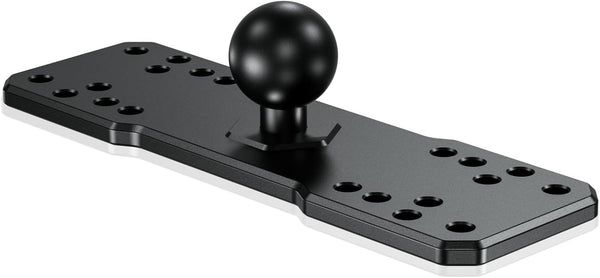 BRCOVAN 1'' Ball Fish Finder Mount, Aluminum Alloy Universal Marine Electronic Plate, Fit for RAM Mounts B Size 1 Inch Ball Double Socket Arm, Fit