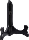 Juvale Wooden Plate Stands for Display - Plate Holders for Showcasing Collectible Items - Photo & Artwork Picture Holders for Tables - Lightweight
