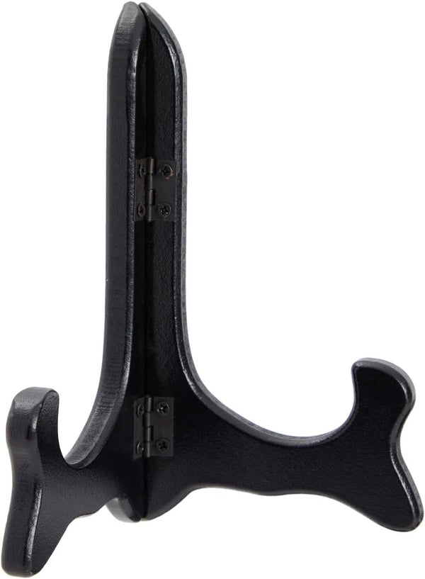 Juvale Wooden Plate Stands for Display - Plate Holders for Showcasing Collectible Items - Photo & Artwork Picture Holders for Tables - Lightweight