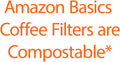 Amazon Basics Number 4 Cone Coffee Filters for 8-12 Cup Coffee Makers, White, 100 Count