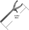 EUICAE Adjustable Wrench Clutch, Stainless Steel, 11.8in Length, Suitable for Different Distances and Sizes Type A
