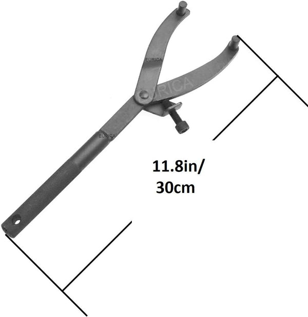 EUICAE Adjustable Wrench Clutch, Stainless Steel, 11.8in Length, Suitable for Different Distances and Sizes Type A