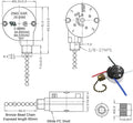 Ceiling Fan Switch Zing Ear Ze-208S E89885 3 Speed 4 Wire Pull Chain Switch with 4 Pre-Installed Wires Replacement Part for Hunter, Hampton Bay,