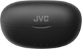 JVC Gumy HAA7T2B True Wireless Earbuds, Black | Bluetooth 5.3, 24-Hour Playback, IPX4 Water Resistant, XS/S/M/L Earpieces, Built-in Mic Black Compact