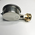 Stainless Steel 304 Liquid Filled Water Pressure Test Gauge,0-220psi, 2-1/2" Dial Display,Oil Gauge.Female 3/4" GHT Garden Hose Thread.