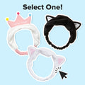 I DEW CARE Face Wash Headband - Brown Bear | Animal Head band for Face Washing & Skincare, Spa Day, Soft & Fuzzy, Cute for Makeup, Shower, Teen