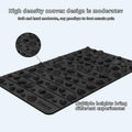 Foot Relief Massage Mat - Non-Electric Acupressure Pad for Office & Home Use - Ergonomic Reflexology Mat for Plantar Fasciitis, Heel Pain Relief -