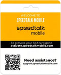 SpeedTalk Mobile GPS Tracker SIM Card Starter Kit | 3 in 1 Universal Simcard: Standard, Micro, Nano for Kids Senior Pet Car Fitness Activity 5G 4G