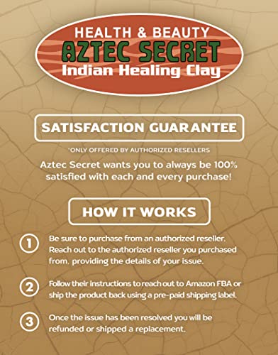 Aztec Secret– Indian Healing Clay 16 Oz – Deep Pore Cleansing Facial & Body Mask – The Original 100% Natural Calcium Bentonite Clay – New Version