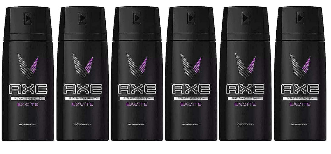 AXE Body Spray Deodorant Excite 150 Ml (Pack of 6)