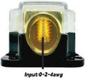 KCT 0/2/4 Gauge in 4/8 Gauge Out 2 Way Amp Power Distribution Block for Car Audio Splitter