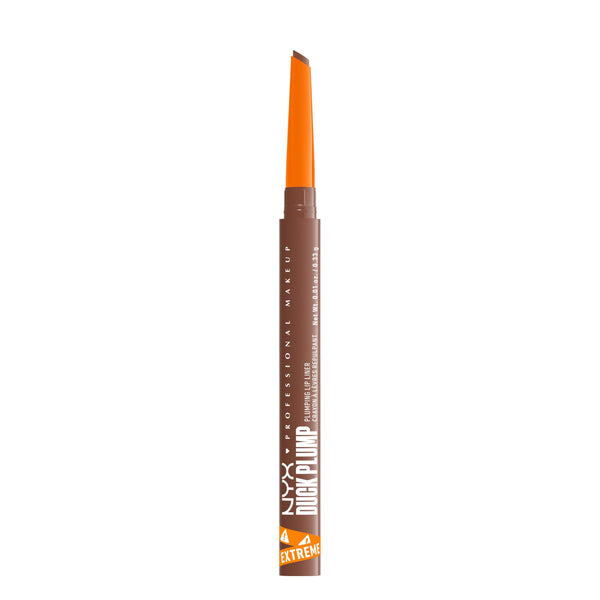 NYX PROFESSIONAL MAKEUP Duck Plump Plumping Lip Liner, Matte Pencil with up to 10HR Wear, Subtle Touch (Deep Nude Lip Liner)