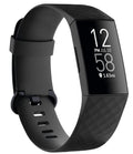 Replacement Bands Compatible with Fitbit Charge 4 / Charge 3, Silicone Fitness Sport Wristbands for Women Men Small Large Black Large