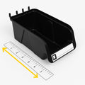 Wallpeg Made in USA Pegboard Bins - Kit PB-6 Hooks to Peg Board Panel Organize Hardware Arrange Accessories Workbench Tool Organizer Garage Stora