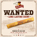 Cowdog Chews Rawhide Gourmet Meaty Rolls 7-8" (10 Count) – Premium Dog Treats with Savory Beef Filling, Long-Lasting Chew for Aggressive Chewers,