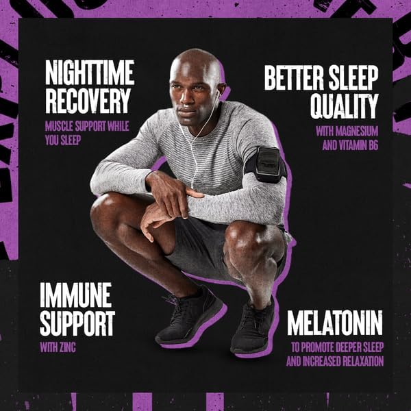 Animal PM - Sleep Aid for Adults Non-Habit Forming Relaxation Enhancer and Mood Support with Melatonin, L-Theanine, Zyla