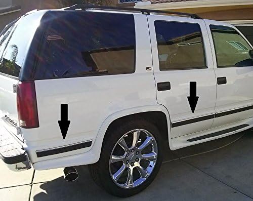 Automotive Authority Replacement Chrome Side Body Trim Molding for 1988-1998 Chevy GMC Tahoe Suburban Silverado Pickup Truck - 2.5" (Full Roll - 320")