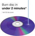 Verbatim CD-R 700MB 52X White Inkjet Hub Printable Recordable Media Disc - 100pk Spindle White Hub Printable