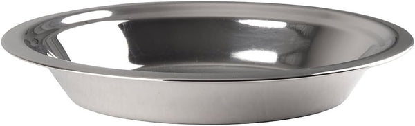 Lindy's - 5M871 Lindy's Stainless Steel 9 inch pie pan, Silver 1 Count (Pack of 1)