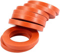Garden Hose Washer Heavy Duty Rubber Washer, Fit All Standard 3/4" Garden Hose Fittings (40 Pieces)(red)