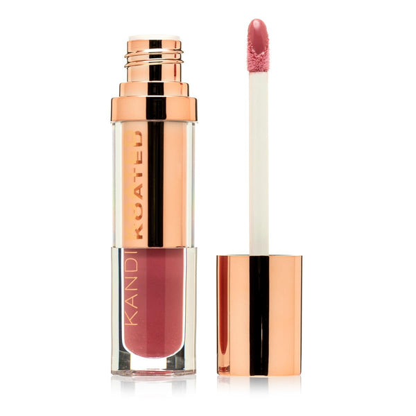 Kandi Koated Lacquer Illuminating Lip Cream [Tease] Creamy Lip Gloss | Natural Colors, Moisturizing Lip Lacquer, Paraben-Free, Cruelty-Free |