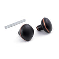 Vintage Oil Rubbed Bronze Door Knob Set with Spindle,1 Pack 1 Pack Oil Rubbed Bronze