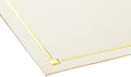 Pipilo Press Envelope Set - 4 x 6 in Ivory, Letter U Monogram, Pack of 24 - Personalized Gold Foil Note Cards & Matching Envelopes - 250 GSM Paper