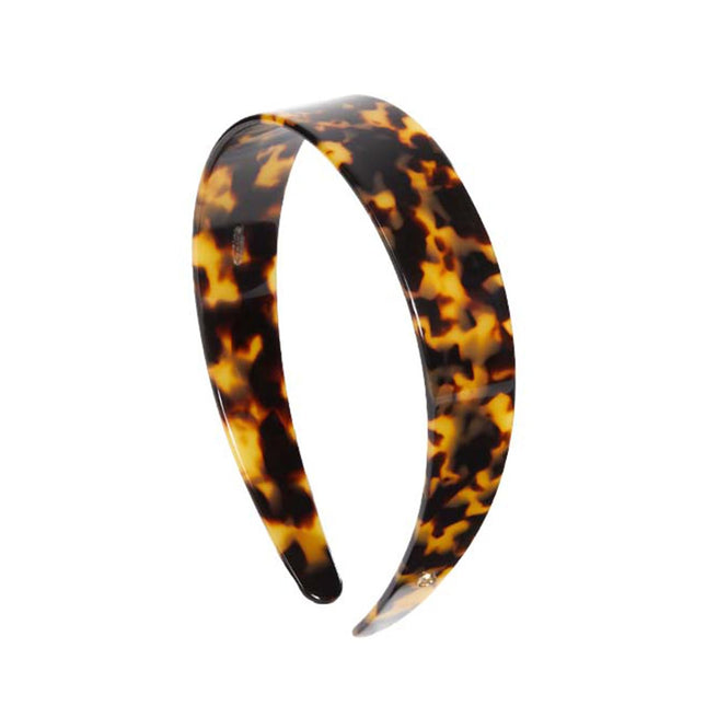 EVITA PERONI Wide Headbands for Women with Teeth Acetate Resin Hair Bands for Wo