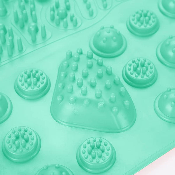 YUYTE Foot Massage Pad, Foot Massage Mat Reflexology Pads for Pain Relief and Point Release Magnet to Relax from Pressure and Leg Pain Can Be Used
