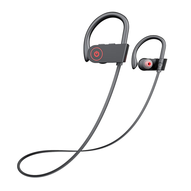 Bluetooth Headphones,Wireless Earbuds IPX7 Waterproof Sports Earphones with Mic HD Stereo Sweatproof In-Ear Earbuds Gym 