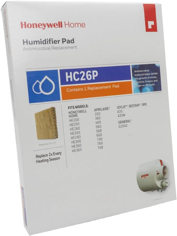 Honeywell Home HC26P Whole House Humidifier Pad 10 x 13 x 1.5 inches | HC26P 10 x 13 x 1.5 inches Humidifier Pad