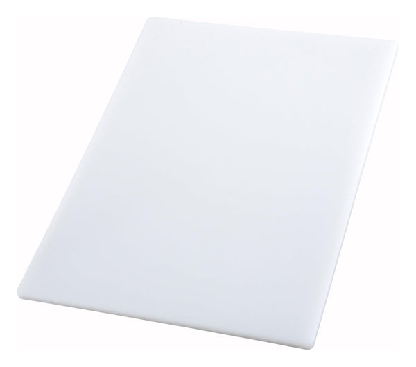 Winco CBWT-1218 Cutting Board, 12 by 18 by 1/2-Inch, White White 12" x 18" x 1/2" 1