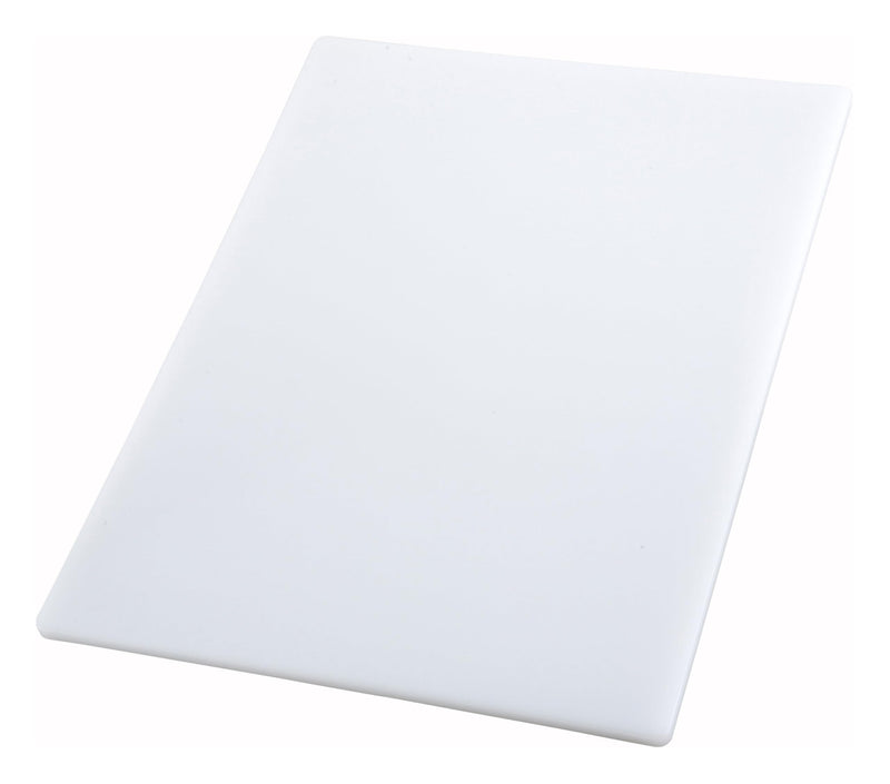 Winco CBWT-1218 Cutting Board, 12 by 18 by 1/2-Inch, White White 12" x 18" x 1/2" 1