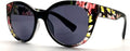 BillyJoe Bifocal Sunglasses Reading Glasses Women 2-Pair Cateye Vintage Jackie Oval Uv Protection Sun Reader Black/Tortoise 2.0 x