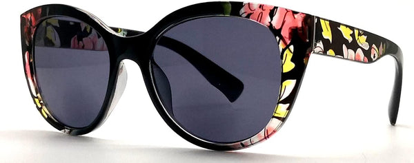 BillyJoe Bifocal Sunglasses Reading Glasses Women 2-Pair Cateye Vintage Jackie Oval Uv Protection Sun Reader Black/Tortoise 2.0 x
