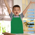 Kid Apron Adjustable Strap with 2 Pockets Painting Cooking Craft Backing Unisex Age 5-12