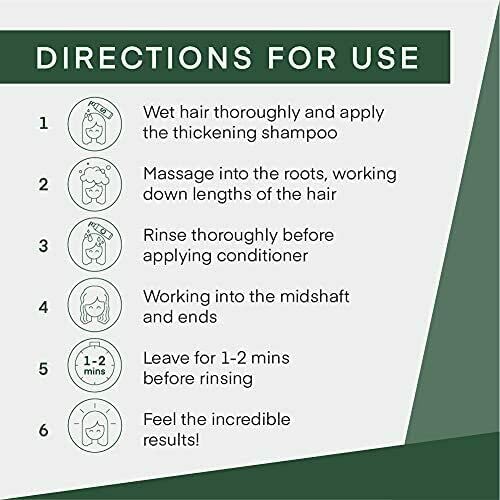 Cel Microstem Natural Hair Thickening Shampoo & Conditioner Set (2 x 8 fl oz) – Stem Cell Anti Thinning Shampoo – Professional Grade Biotin –