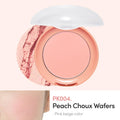 ETUDE Lovely Cookie Blusher - Peach Choux Wafers 4G | Glowing & Natural Powder Blush with Long-Lasting Sebum Control | Easy Application | Korean