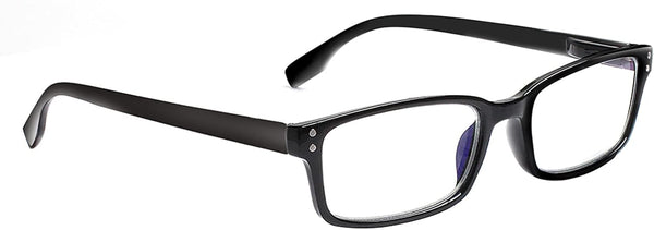 Kerecsen 6-Pack Reading Glasses Blue Light Blocking,Spring Hinge Readers for Men Women,Computer Eyeglasses 6 Black 1.5 x