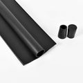 BOWSEN Garage Door Bottom Seals Weatherproof Weather Stripping Threshold Buffering Sealing High Performance EPDM Rubber Resistance Gasket Black