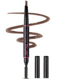 Eyebrow Pencils for Women - Waterproof, Dark Brown