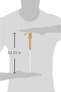 Syrup Pump Compatible with Torani, DaVinci and Skinny (Set of 2) - fits bottles (25.4 oz-750ml) (Gold)