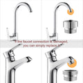 16 pcs Faucet Adapter Kit, CNYMANY Kitchen Aerator Adapter Set Male Female M22 Sink Faucet Adapter Connecting Garden Hose Water Filter Standard