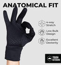 Tough Outdoors Running Gloves - Touch Screen Ski Glove Liners - Men'S Winter Gloves - Glove Liners for Cold Weather