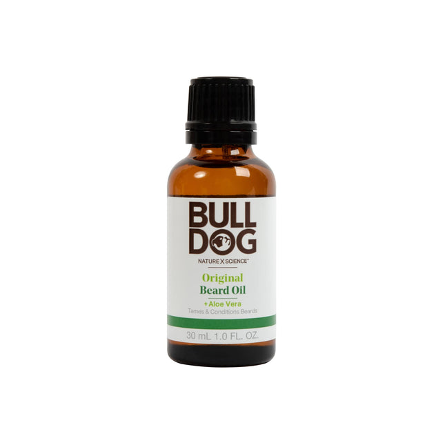 Bulldog Mens Skincare and Grooming Original Beard Oil for Men with Aloe, Camelin
