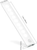 Akay&Tina Under Cabinet Lights, 2 Colors Closet Lights Motion Sensored Under Cabinet Lighting, Rechargeable Battery Operated Cupboard Light for