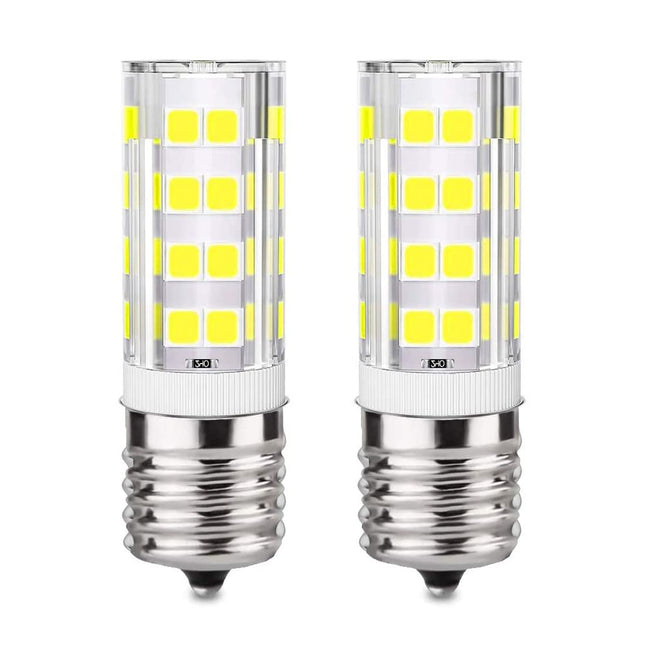 KINDEEP E17 LED Bulb Dimmable, 4W, Daylight White 6000K, Microwave Oven Light Bulbs Equivalent 40W, Ceramic Construction