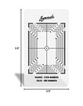 Legends Card Grading Centering Tool by Envy Born Games | Cleaning Cloth Kit Material for PSA - BGS 3.5 inches